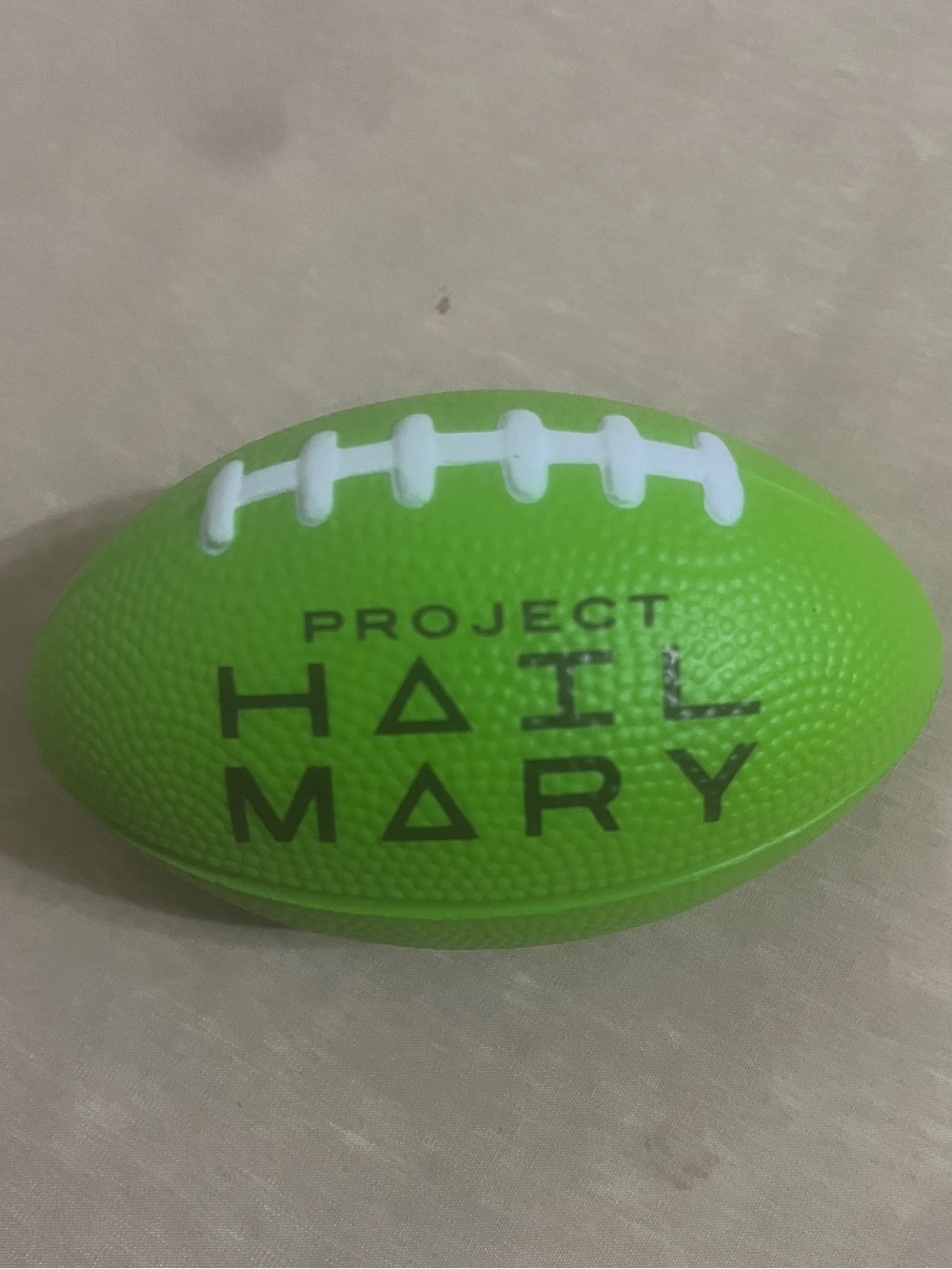 Project Hail Mary NEW Football Limited exclusive 2.5x5 ScreenX Premiere L Green